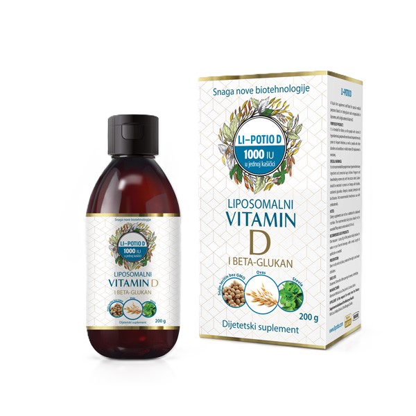 Liposomalni vitamin D+Beta Glukan LI-POTIO