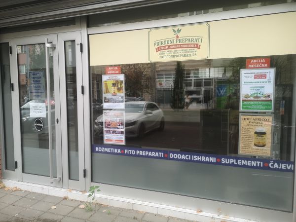 Specijalizovana prodavnica prirodnih preparata iz celog sveta