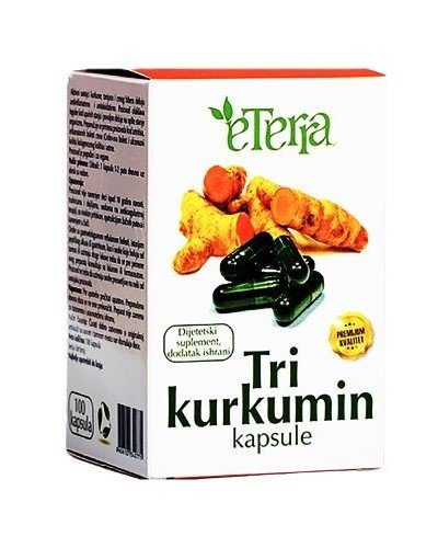 TRI KURKUMIN kapsule, biljni preparat za smanjivanje upalnih procesa u organizmu