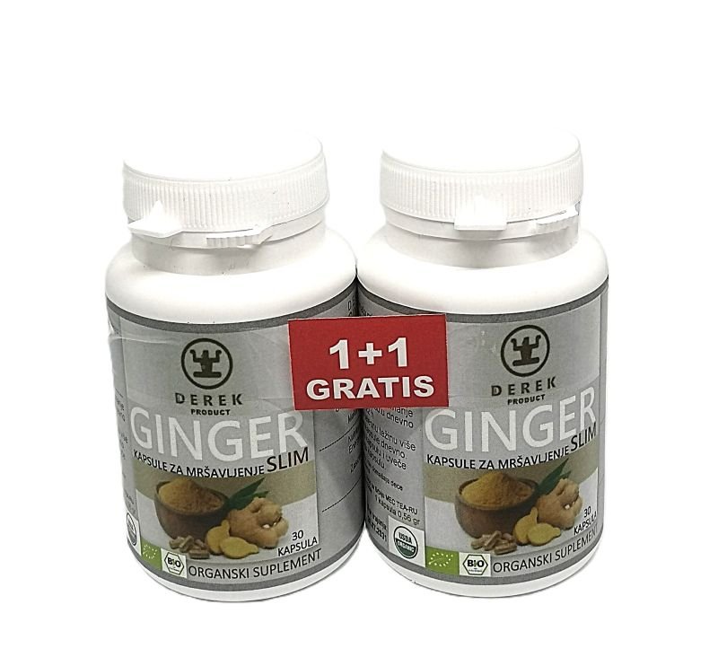 GINGER (ĐUMBIR) SLIM kapsule prirodna podrška kontroli apetita i telesne težine