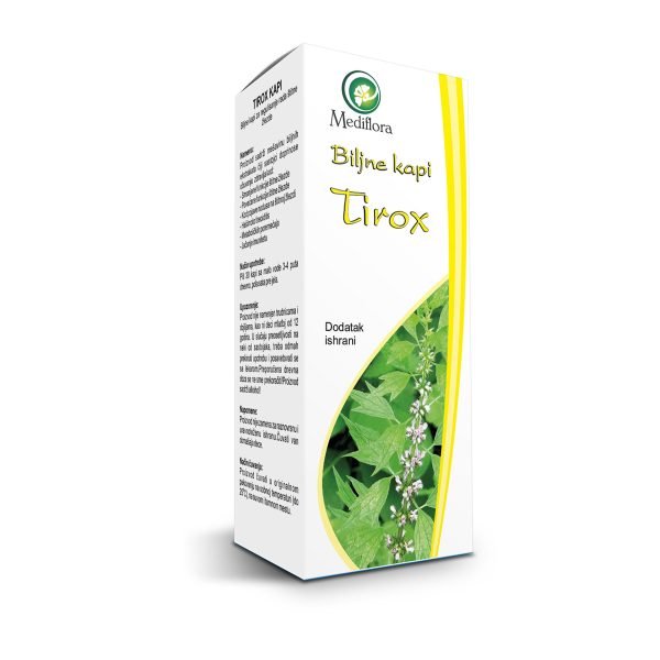 Tirox biljne kapi regulišu nivo hormona na optimalne tiroksina vrednosti.