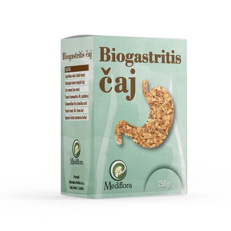 BioGastritis čaj pomaže kod akutnog ili hroničnog gastritisa